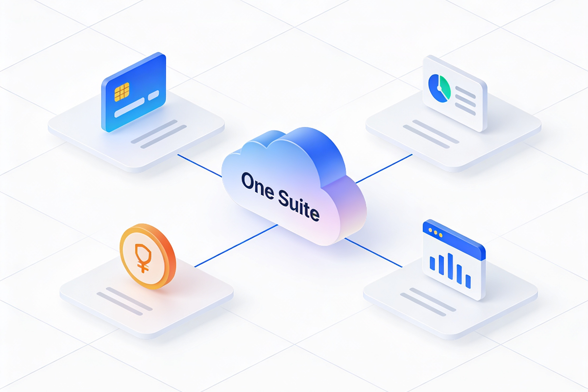 One Suite. Five Platforms. Operations + Payments, Unified